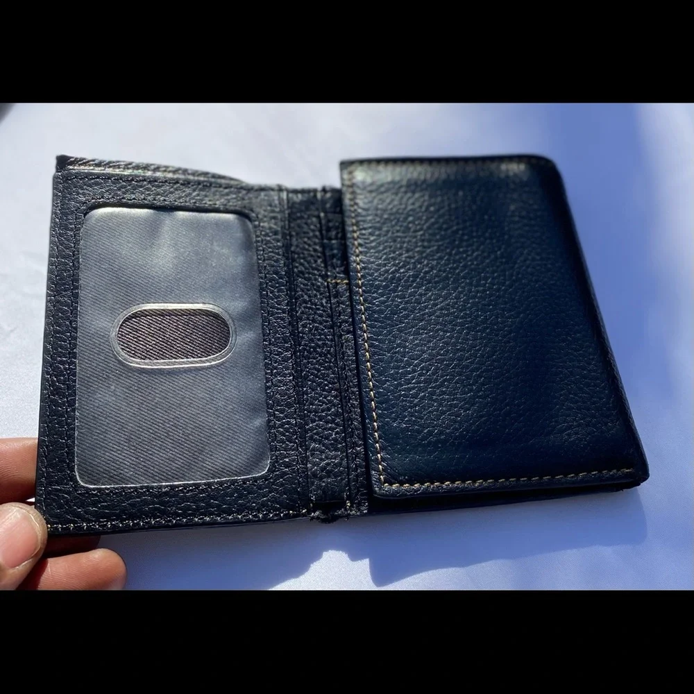 VTG 🇮🇹 💯 Leather Wallet Sz 4”x3”